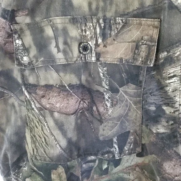 Mossy Oak cargo Hunting Pants size XXXL (38/50) stretchy waist ankle draw string